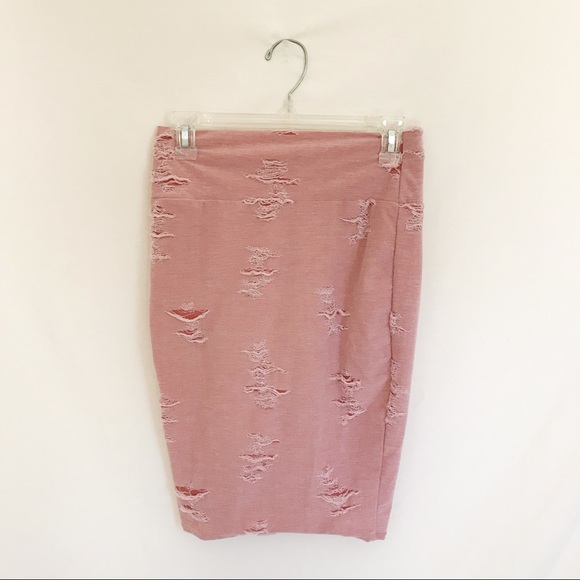 Myth Dresses & Skirts - Pastel Pink Distressed Skirt Myth Dresses & Skirts - Pastel Pink Distressed Skirt